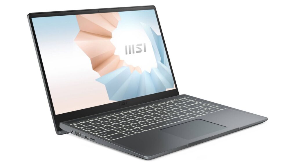 Laptop MSI Modern 14 B11MOU (1065VN) (i7-1195G7 | RAM 8GB | SSD 512GB | 14" FHD | Win11 | Gray)