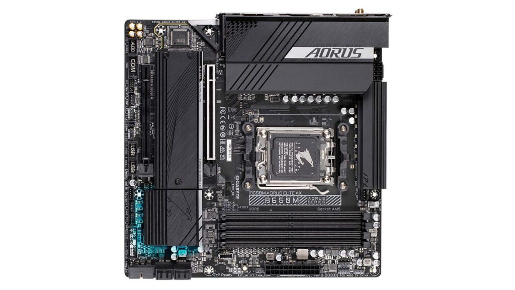 Mainboard GIGABYTE B650M AORUS ELITE AX (Socket AM5 | 4 Khe RAM | M-ATX) 7 Mainboard GIGABYTE B650M AORUS ELITE AX (Socket AM5 | 4 Khe RAM | M-ATX)