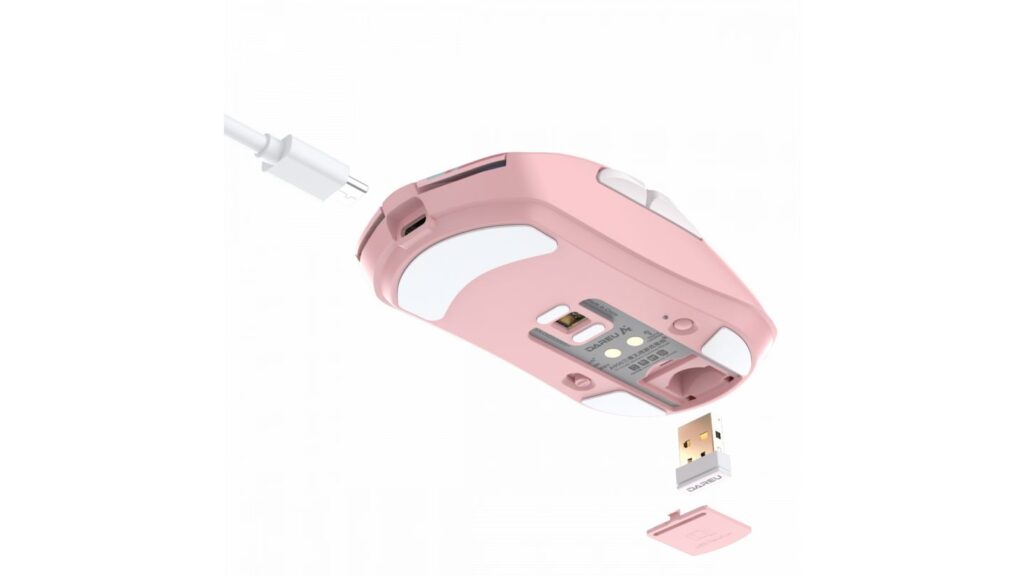 Chuột máy tính DAREU A950 Tri-mode Pink 8 Chuột máy tính DAREU A950 Tri-mode Pink