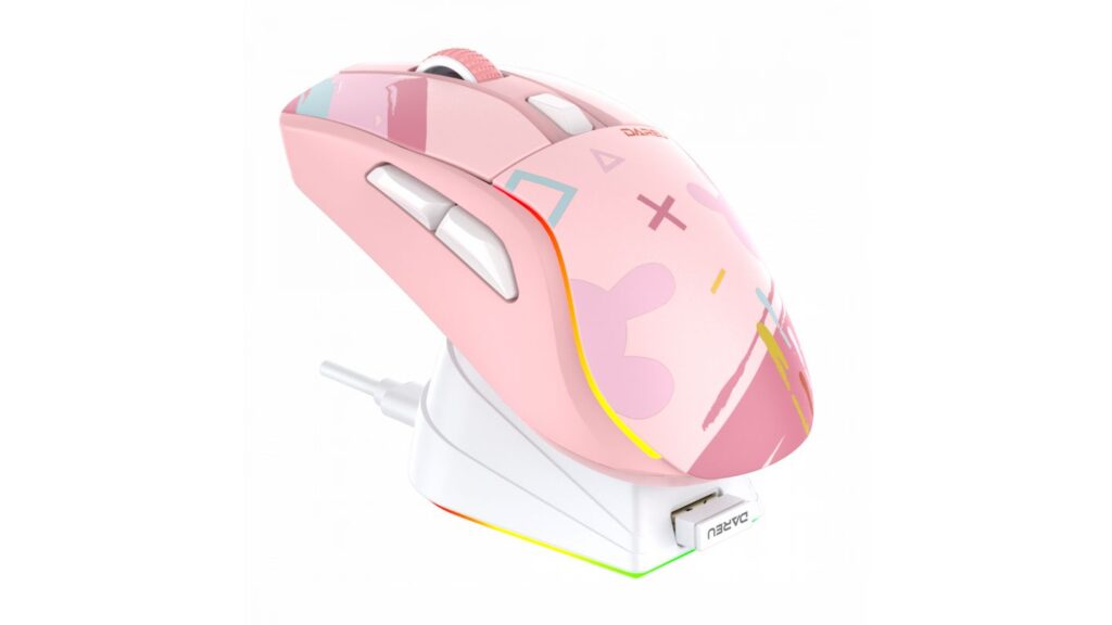 Chuột máy tính DAREU A950 Tri-mode Pink 7 Chuột máy tính DAREU A950 Tri-mode Pink