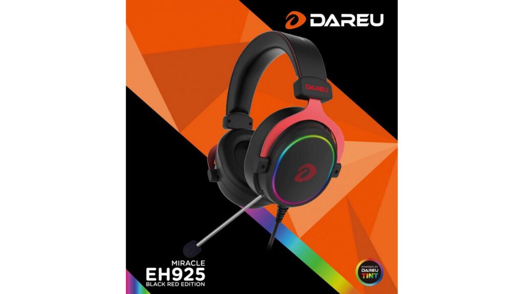 Tai nghe DareU EH925 (Black Red) 3 Tai nghe DareU EH925 (Black Red)