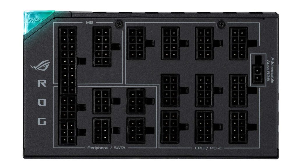 Nguồn máy tính Asus ROG THOR 1600T Gaming (1600W | Full modular | 80 Plus Titanium)