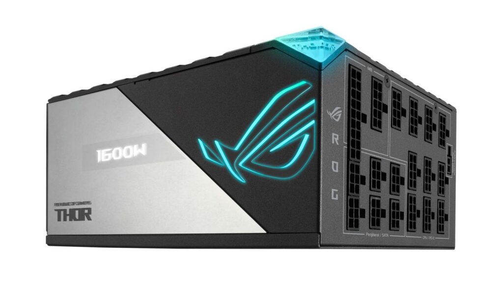 Nguồn máy tính Asus ROG THOR 1600T Gaming (1600W | Full modular | 80 Plus Titanium)