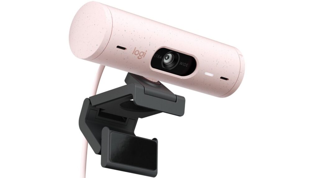 Webcam Logitech Brio 500 - Pink 9 Webcam Logitech Brio 500 - Pink