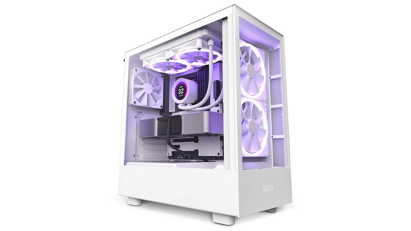 Vỏ Case NZXT H5 Elite White 1 Vỏ Case NZXT H5 Elite White