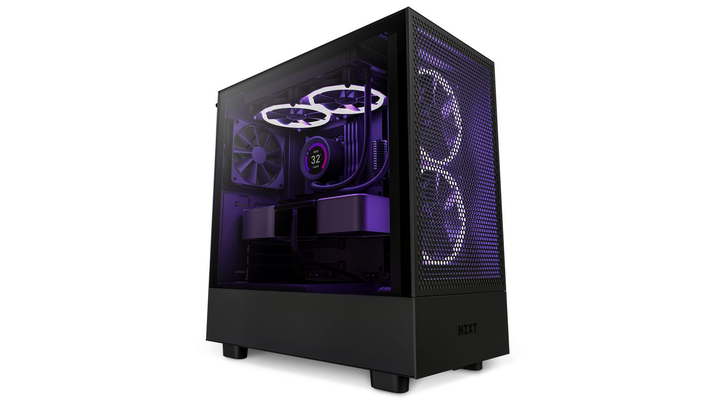 Vỏ Case NZXT H5 Flow Black 1 Vỏ Case NZXT H5 Flow Black