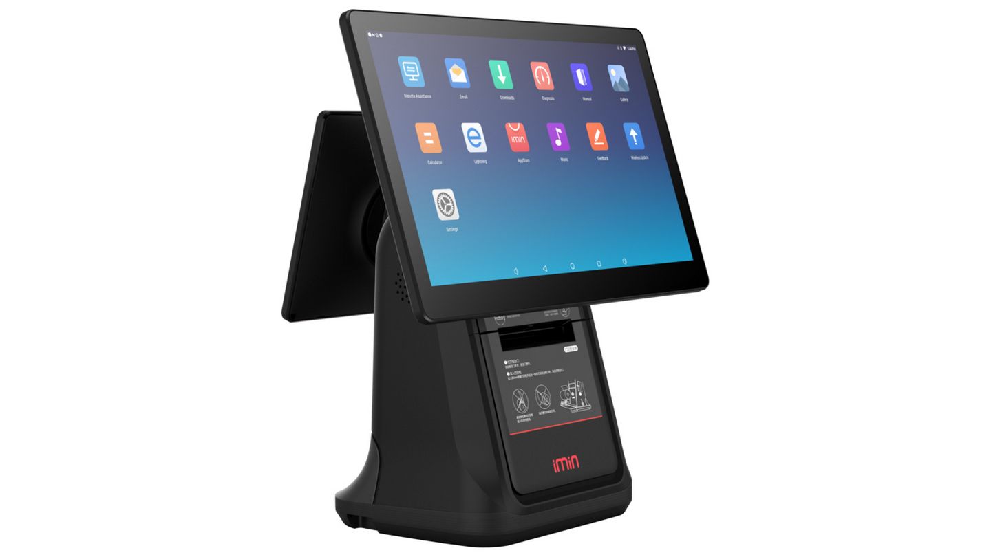Máy bán hàng POS Android iMin D4-504 (Quad*Cortex-A17 | 4GB+16GB | Android 7.1)