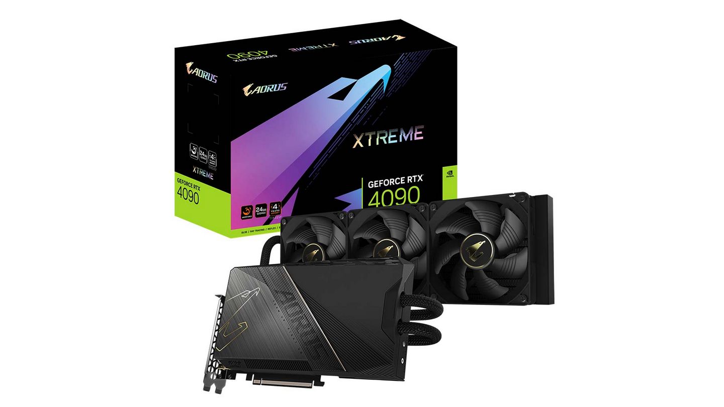 Card Màn Hình Gigabyte Aorus GeForce RTX 4090 XTREME WATERFORCE 24G