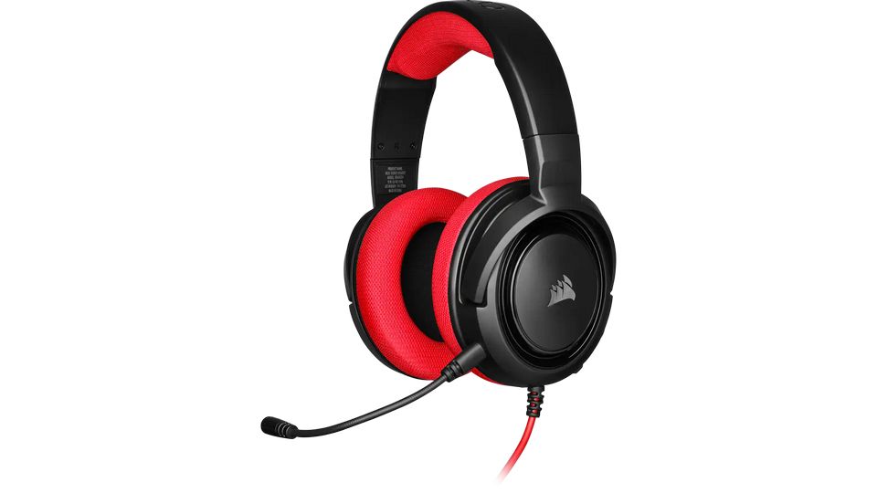 Tai nghe Corsair HS35 Stereo Gaming Red(CA-9011198-AP)