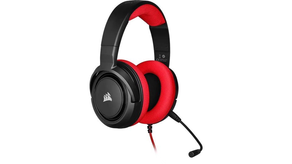 Tai nghe Corsair HS35 Stereo Gaming Red(CA-9011198-AP)
