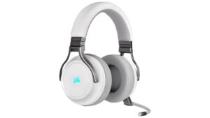 Tai nghe không dây Corsair Virtuoso RGB Wireless White (CA-9011186-AP)