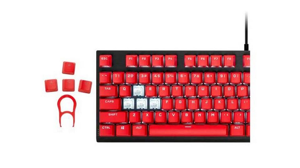 Bộ nút thay thế Corsair Keycap PBT Double-Shot PRO ORIGIN Red(CH-9911020-NA)