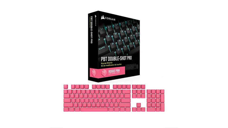 Bộ nút thay thế Corsair Keycap PBT Double-Shot PRO Rogue Pink(CH-9911070-NA)