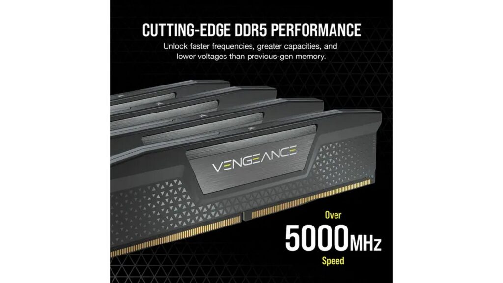 RAM Corsair Vengeance 32GB (DDR5 | 2x16GB | 5200MHz | Black | CMK32GX5M2B5200C40)