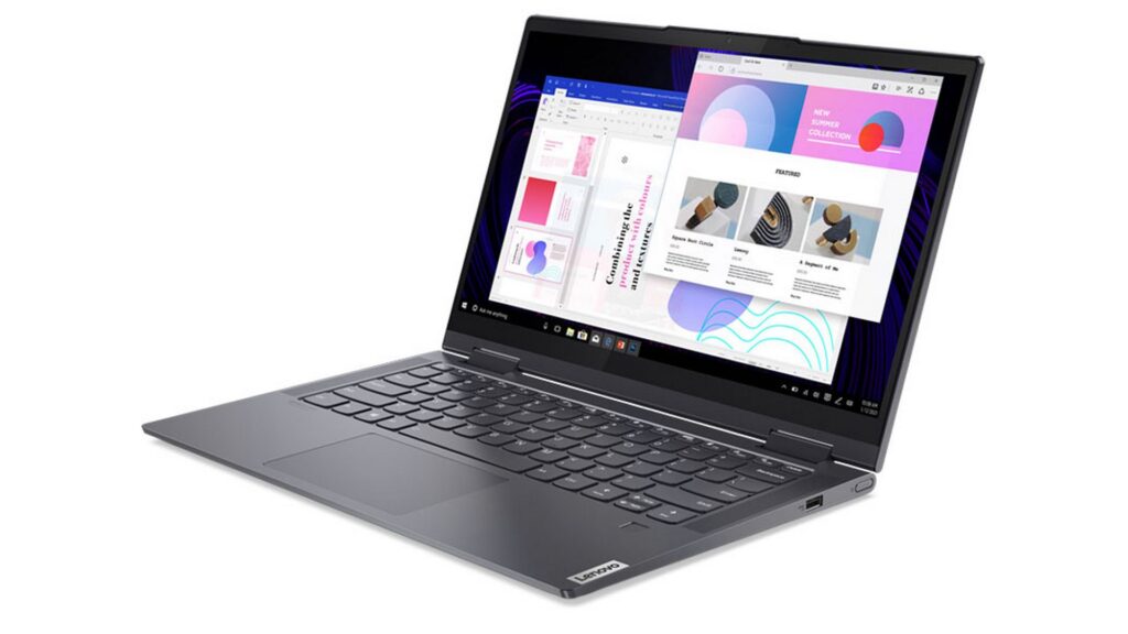 Laptop Lenovo Yoga 7 14ACN6 82N7008VVN (Ryzen 7 5800U | RAM 8GB | SSD 512GB |14 inch IPS FHD | Win11 | Xám)