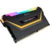 RAM Desktop Corsair Vengeance Pro RGB Black 16GB (2x8GB) DDR4 3200MHz (CMW16GX4M2E3200C16)