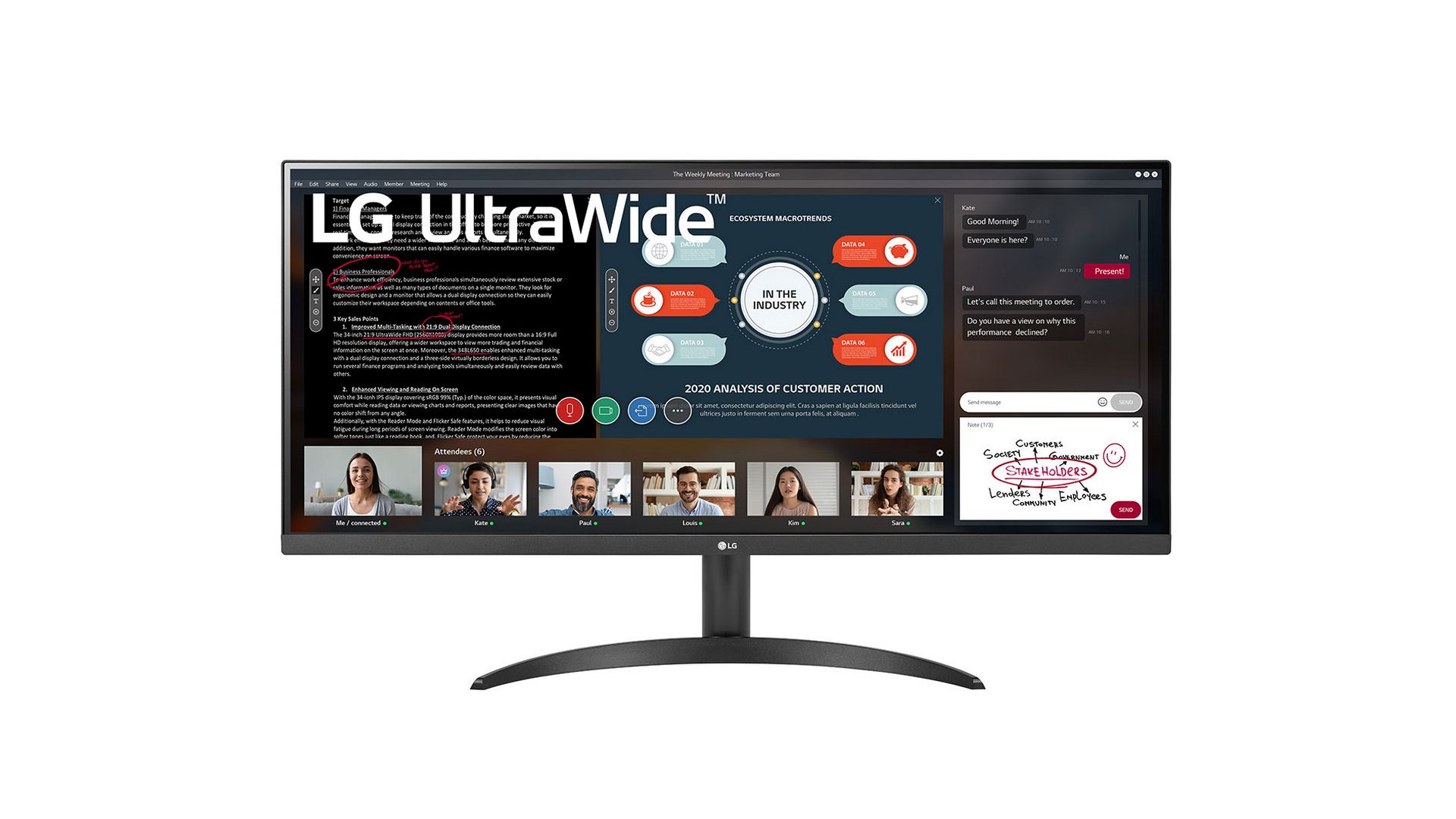 Màn hình LG UltraWide 34WP500-B.ATV  (34inch | UW FHD | IPS | 75Hz | Flat)