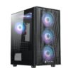 Vỏ case JETEK GAME SQUID X4 (MidTower | BLACK | Sẵn 3 FAN)