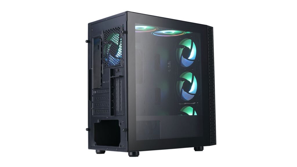 Vỏ case JETEK GAME SQUID X4 (MidTower | BLACK | Sẵn 3 FAN)