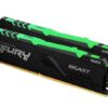 RAM Kingston Fury Beast RGB 16GB (2x8GB | DDR4 | 3600MHz | CL17)