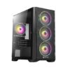 Vỏ case JETEK GAME SQUID X2 (MidTower| BLACK | Sẵn 3 FAN)