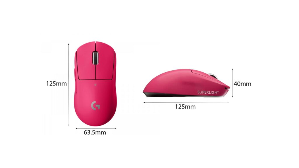 Chuột máy tính Logitech Pro X Superlight Magenta Gaming Wireless (Pink)