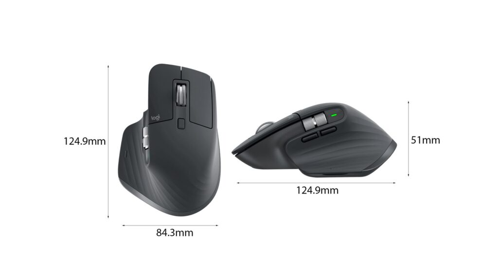 Chuột máy tính Logitech MX Master 3s Wireless (Granphite)