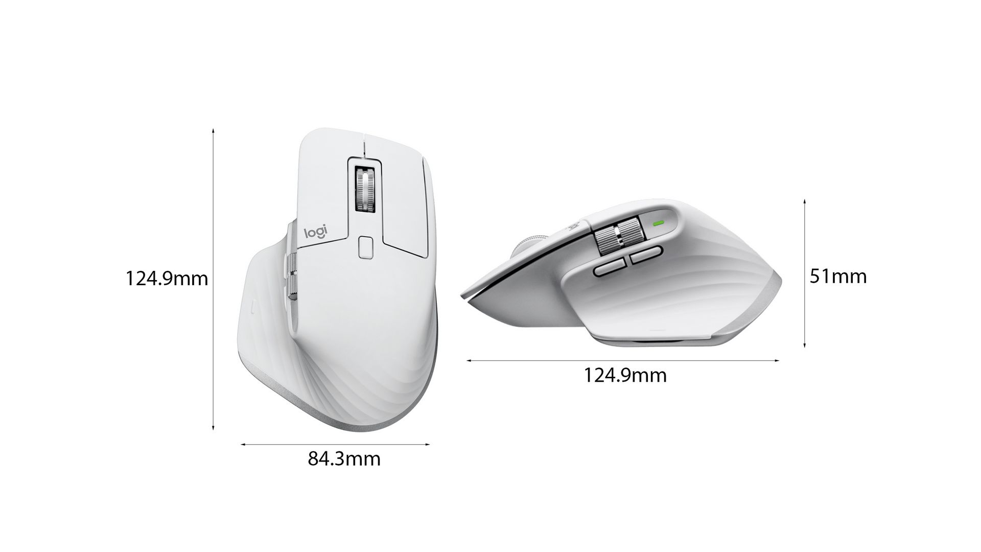 Chuột máy tính Logitech MX Master 3s Wireless (Pale Grey)