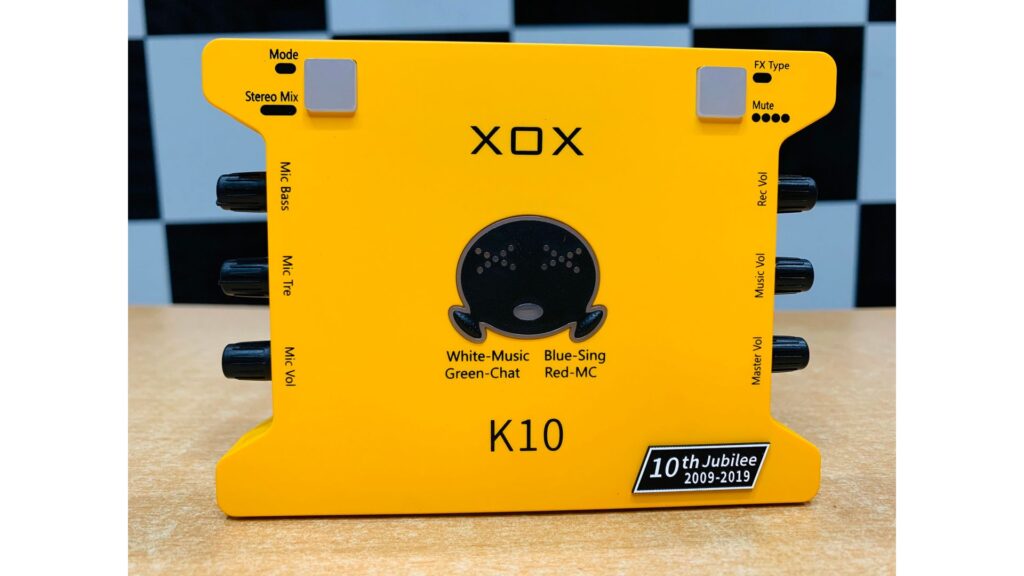 Soundcard XOX K10 Jubilee 4 Soundcard XOX K10 Jubilee