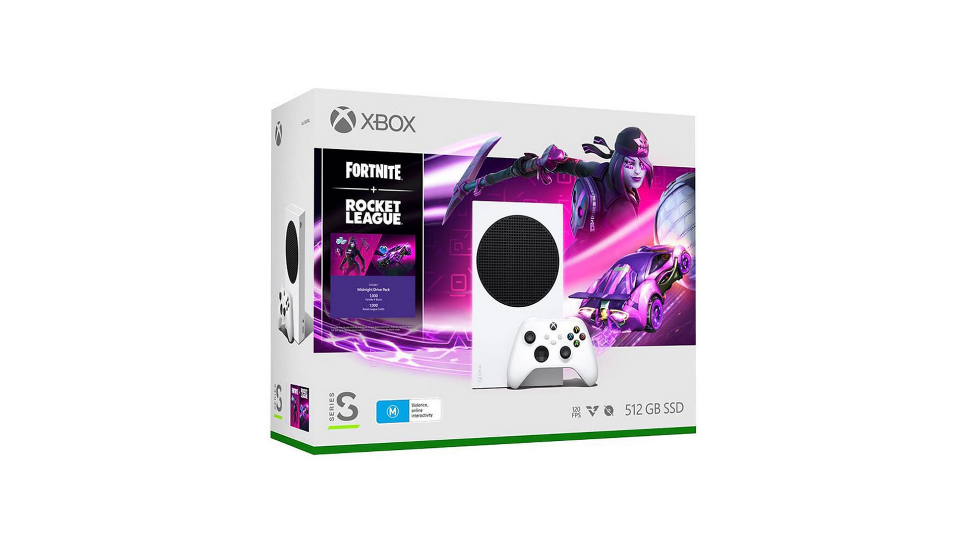 Máy chơi game Microsoft Xbox One Series S Fornite & Rocket League Bundle 1 Máy chơi game Microsoft Xbox One Series S Fornite & Rocket League Bundle