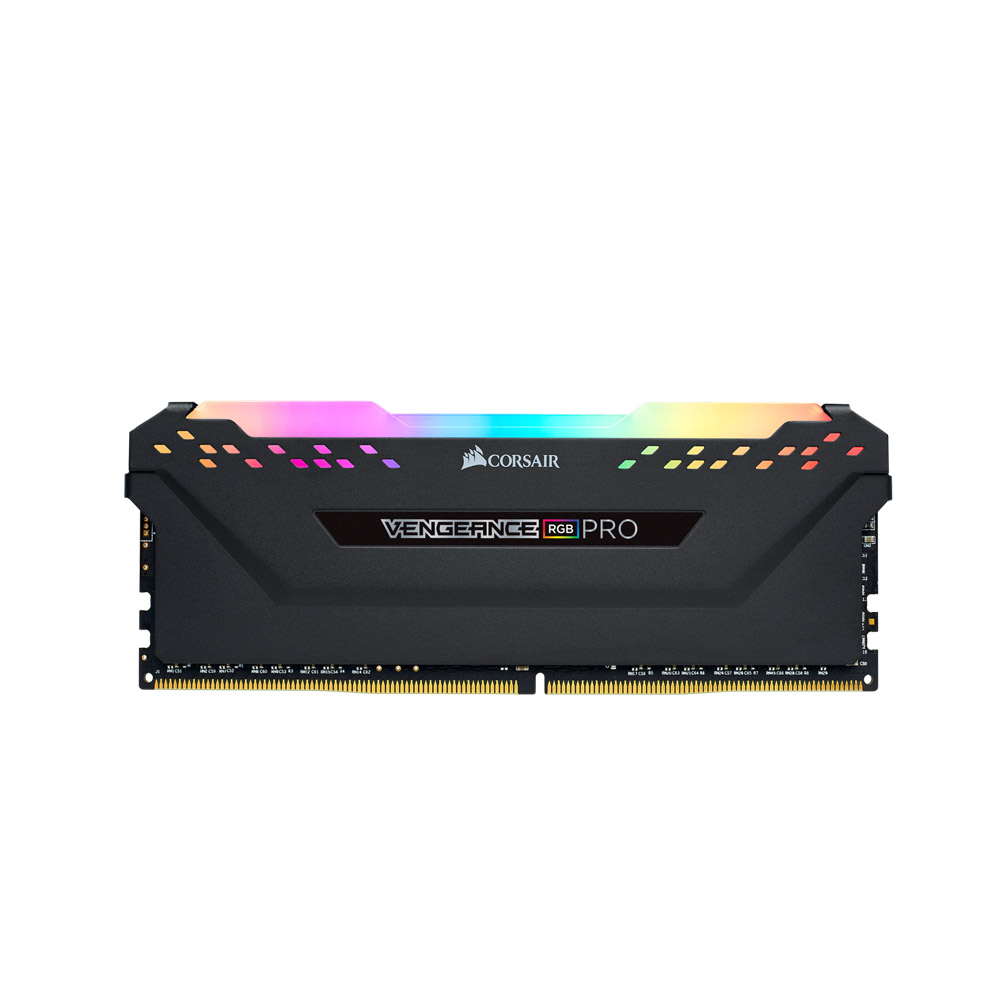 RAM Desktop Corsair Vengeance Pro RGB Black 8GB (1x8GB) DDR4 3000MHz (CMW8GX4M1D3000C16)