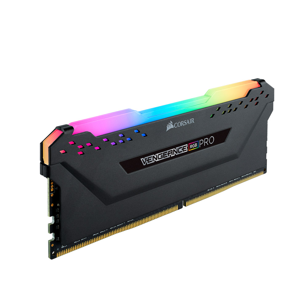RAM Desktop Corsair Vengeance Pro RGB Black 8GB (1x8GB) DDR4 3000MHz (CMW8GX4M1D3000C16)