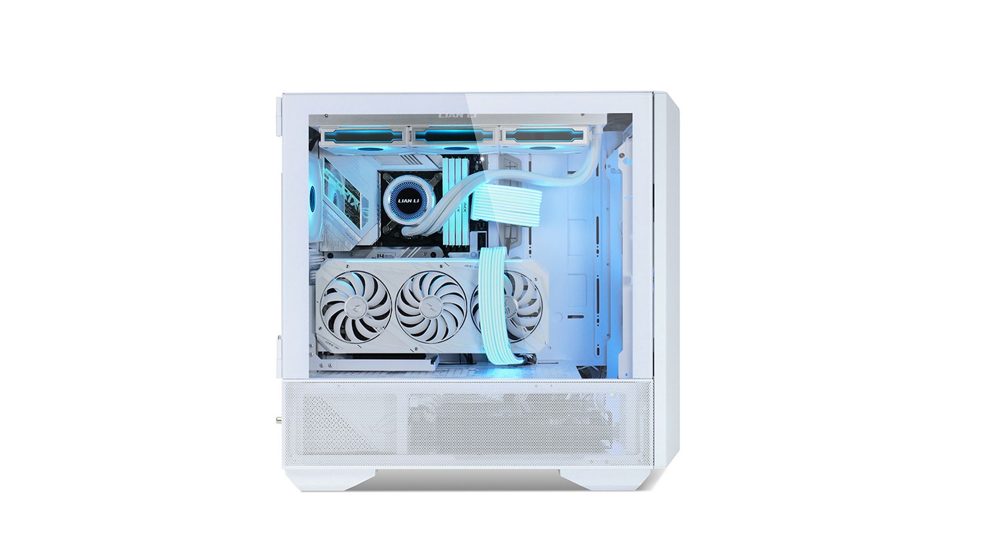 Vỏ Case Lian-Li LANCOOL III RGB MESH WHITE (Full Tower | 3 Fan ARGB 140mm + 1 Fan PWM 140mm | Type C)