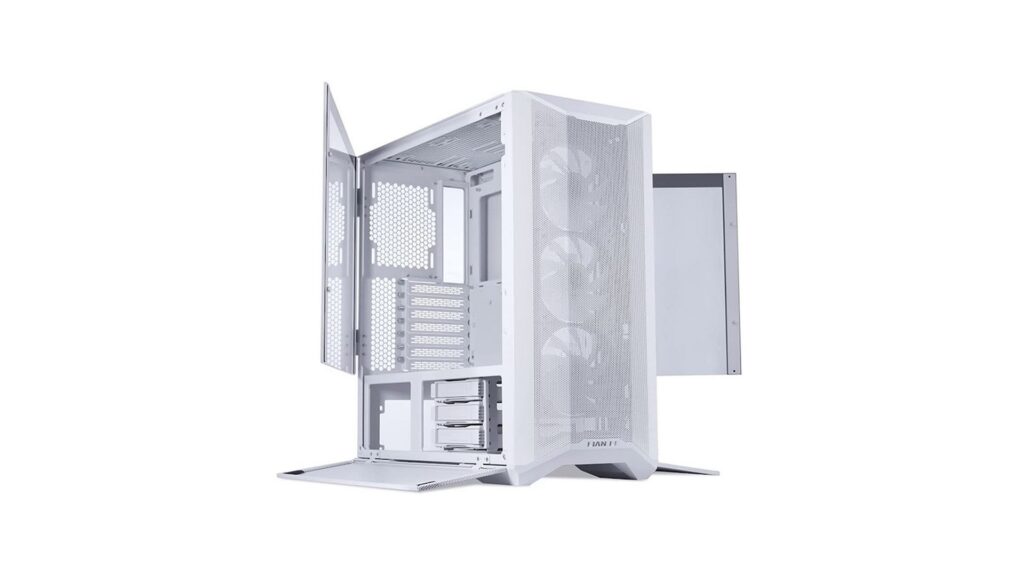 Vỏ Case Lian-Li LANCOOL II MESH SNOW WHITE (Mid Tower|WHITE|3 Fan ARGB + USB Type C ) 8 Vỏ Case Lian-Li LANCOOL II MESH SNOW WHITE (Mid Tower|WHITE|3 Fan ARGB + USB Type C )