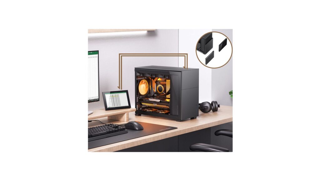Vỏ Case JONSBO D31 SC Black ( Mini Tower | Black | Màn hình phụ 8") 16 Vỏ Case JONSBO D31 SC Black ( Mini Tower | Black | Màn hình phụ 8")