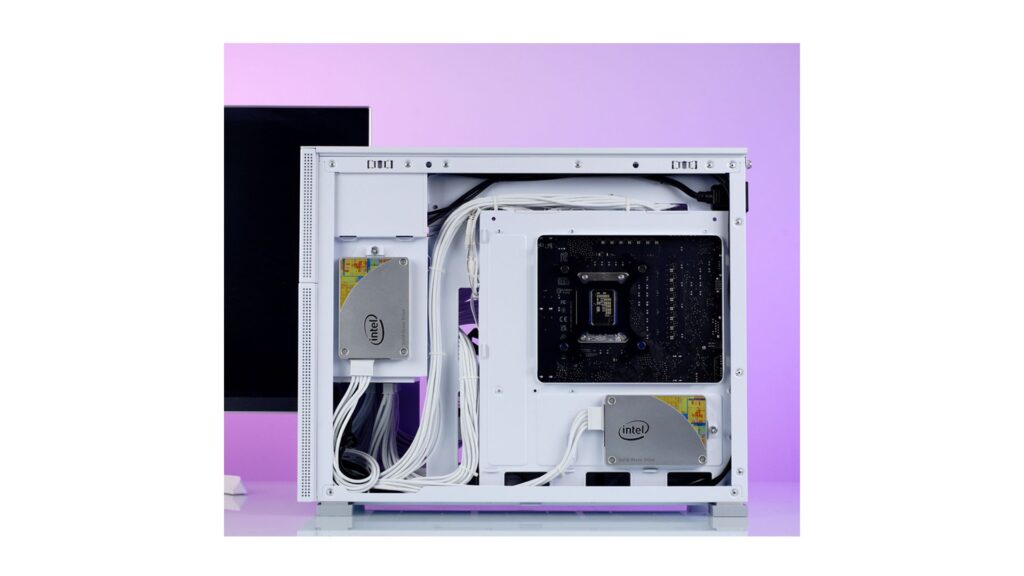 Vỏ Case JONSBO D31 SC White ( Mini Tower | White | Màn hình phụ 8")