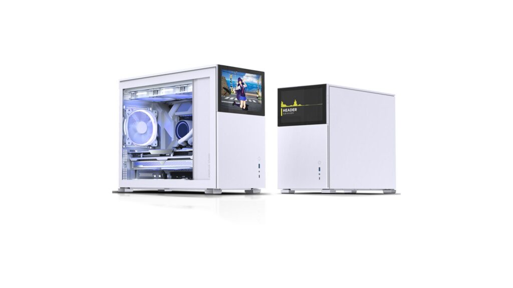 Vỏ Case JONSBO D31 SC White ( Mini Tower | White | Màn hình phụ 8")