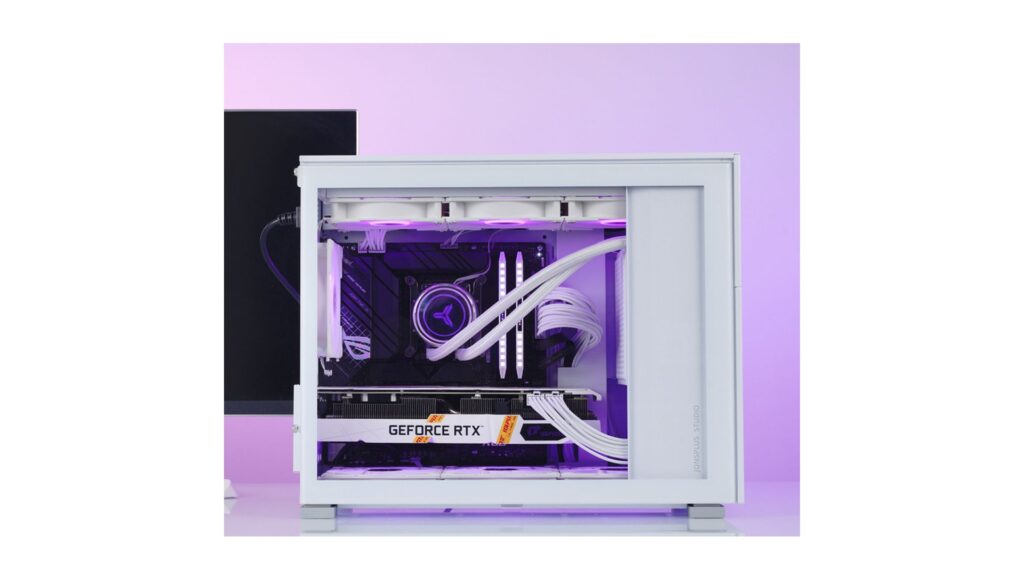 Vỏ Case JONSBO D31 SC White ( Mini Tower | White | Màn hình phụ 8")