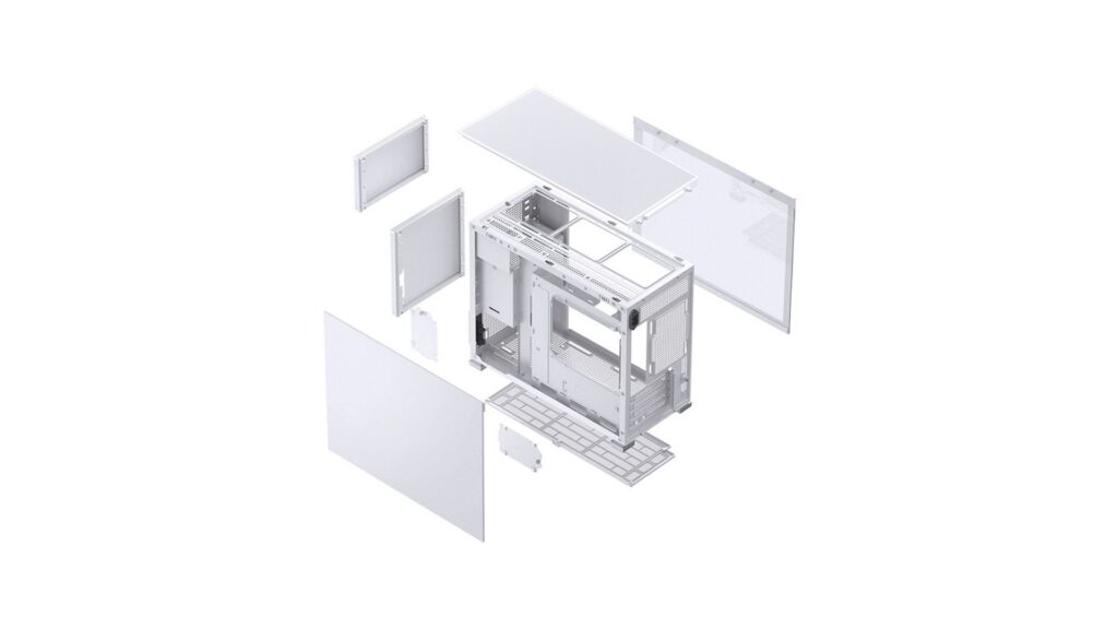 Vỏ Case JONSBO D31 Mesh White (Mini Tower | White)