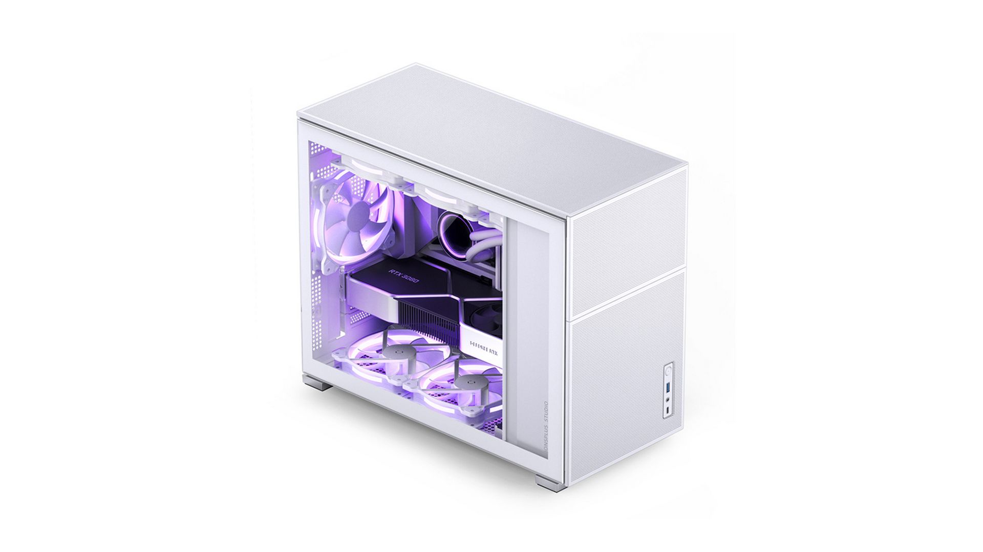 Vỏ Case JONSBO D31 Mesh White (Mini Tower | White)