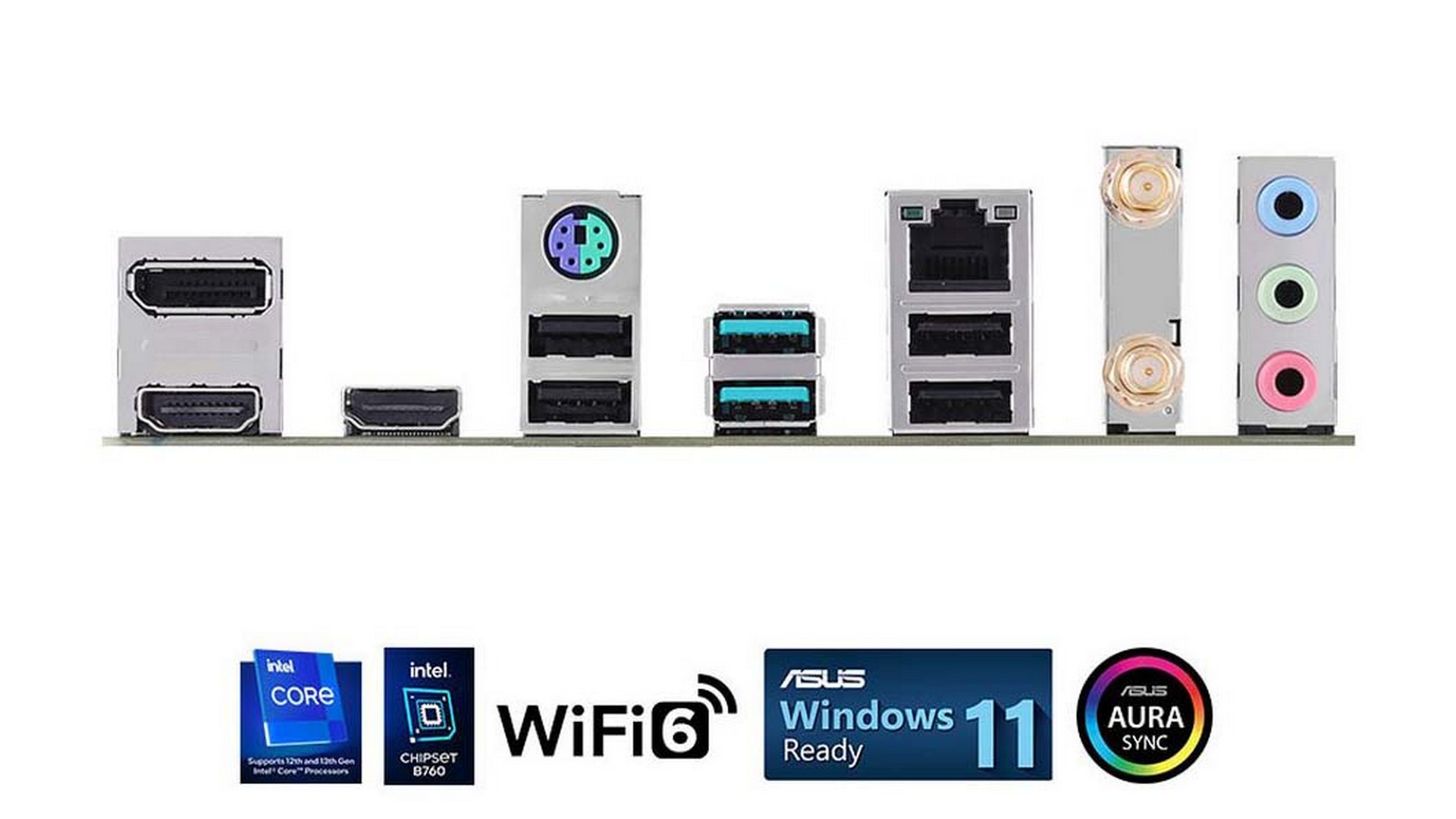 Mainboard ASUS PRIME B760M-A Wifi DDR4 (LGA 1700 | mATX | 4 khe RAM DDR4)