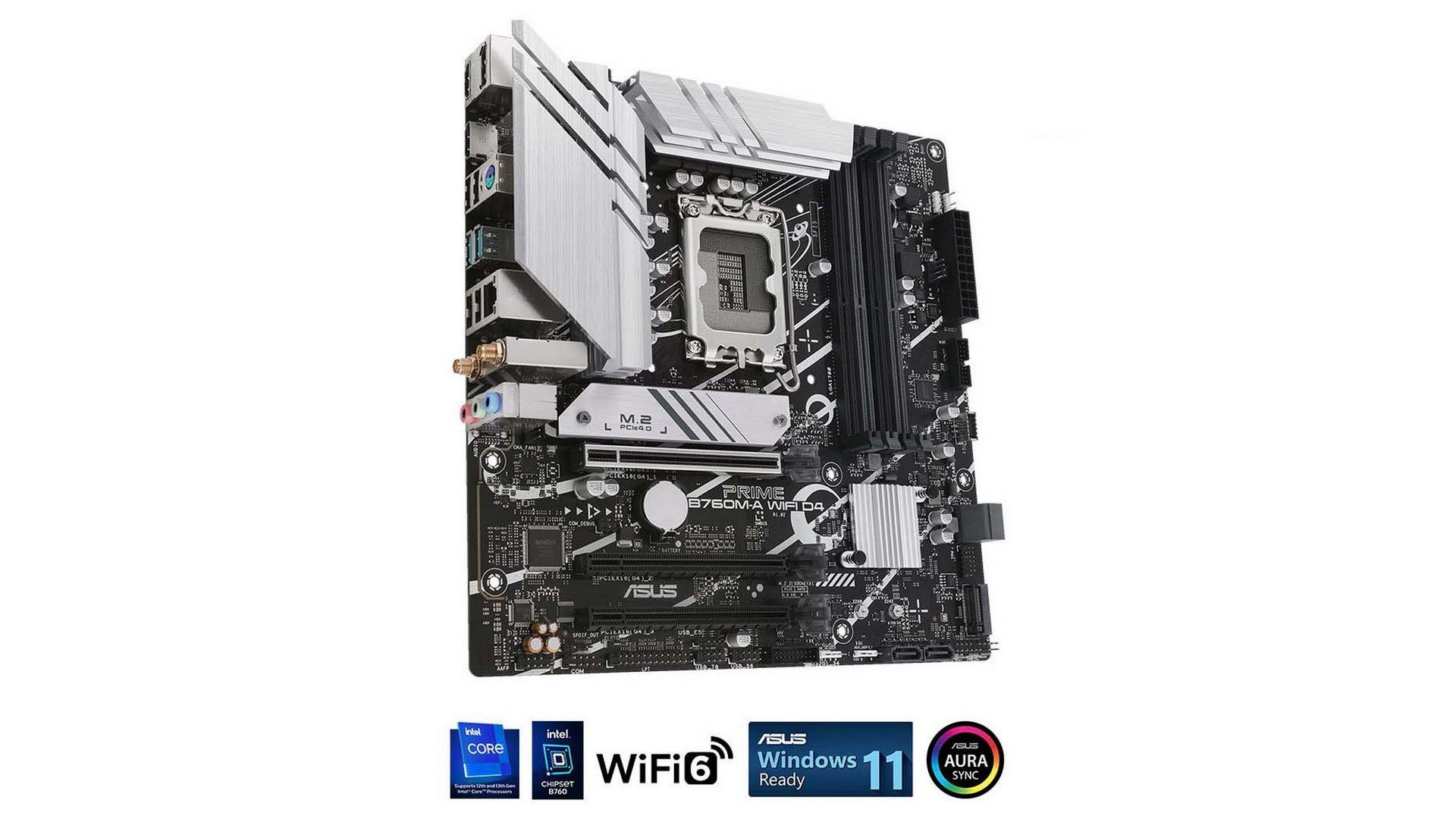 Mainboard ASUS PRIME B760M-A Wifi DDR4 (LGA 1700 | mATX | 4 khe RAM DDR4)