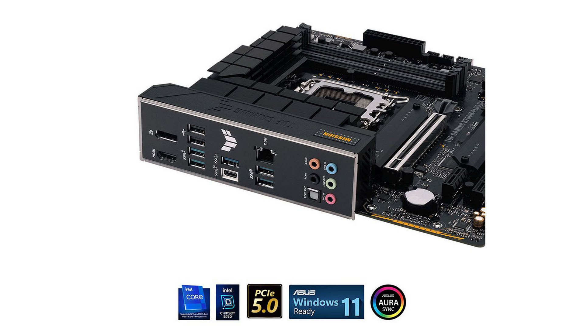 Mainboard ASUS TUF GAMING B760M-PLUS D4 (LGA 1700 | mATX | 4 khe RAM DDR4)