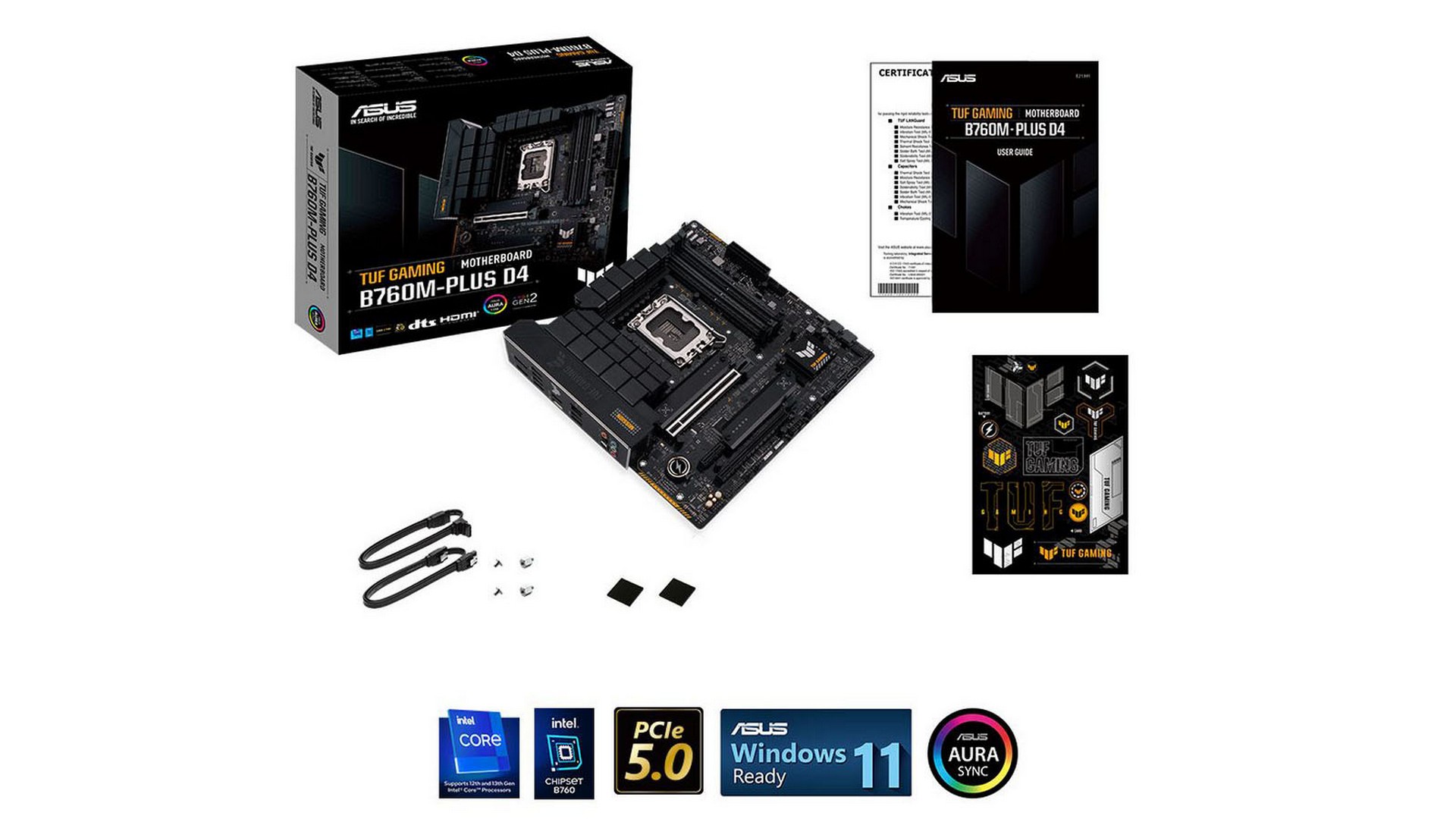 Mainboard ASUS TUF GAMING B760M-PLUS D4 (LGA 1700 | mATX | 4 khe RAM DDR4)
