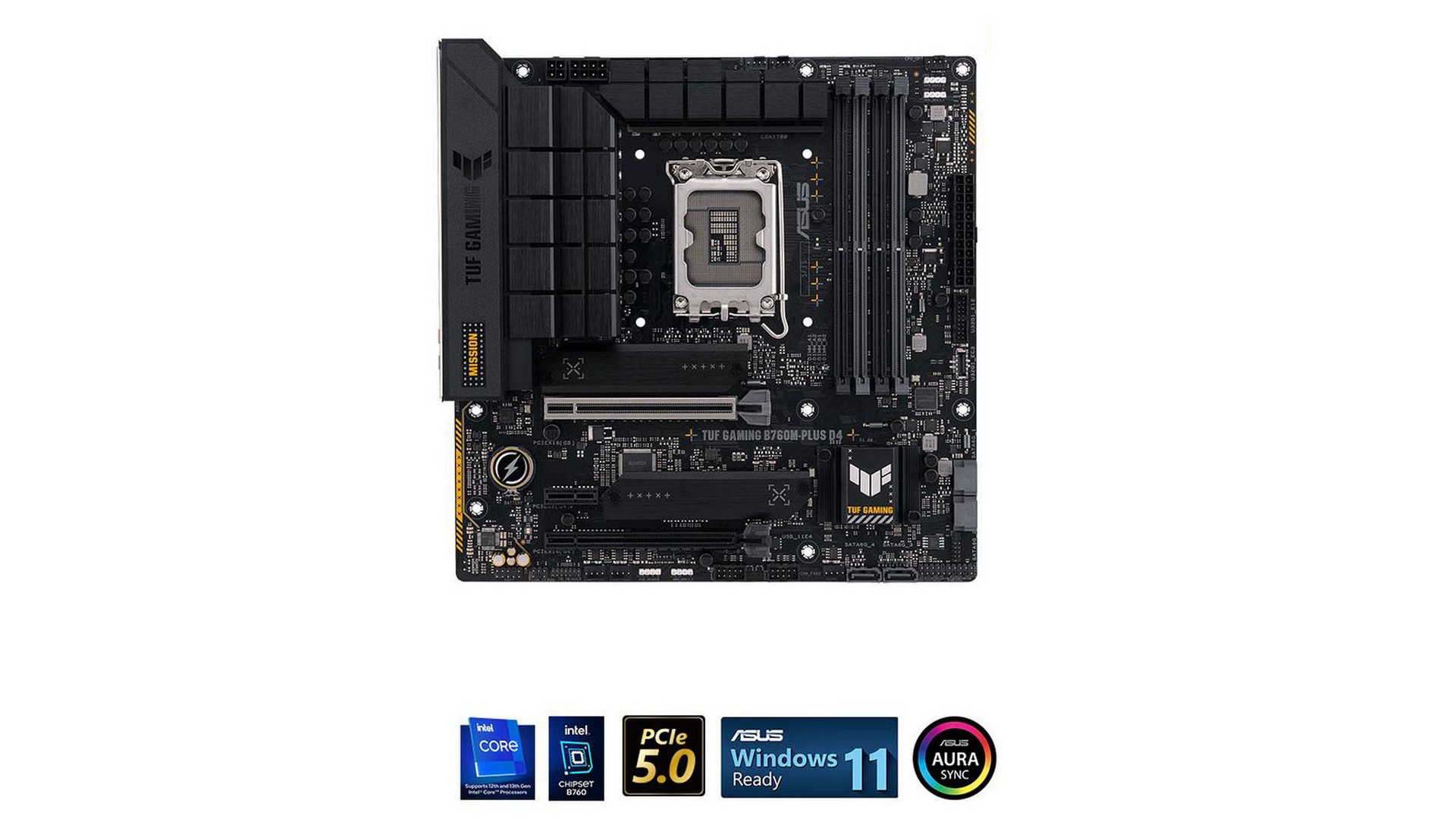 Mainboard ASUS TUF GAMING B760M-PLUS D4 (LGA 1700 | mATX | 4 khe RAM DDR4)
