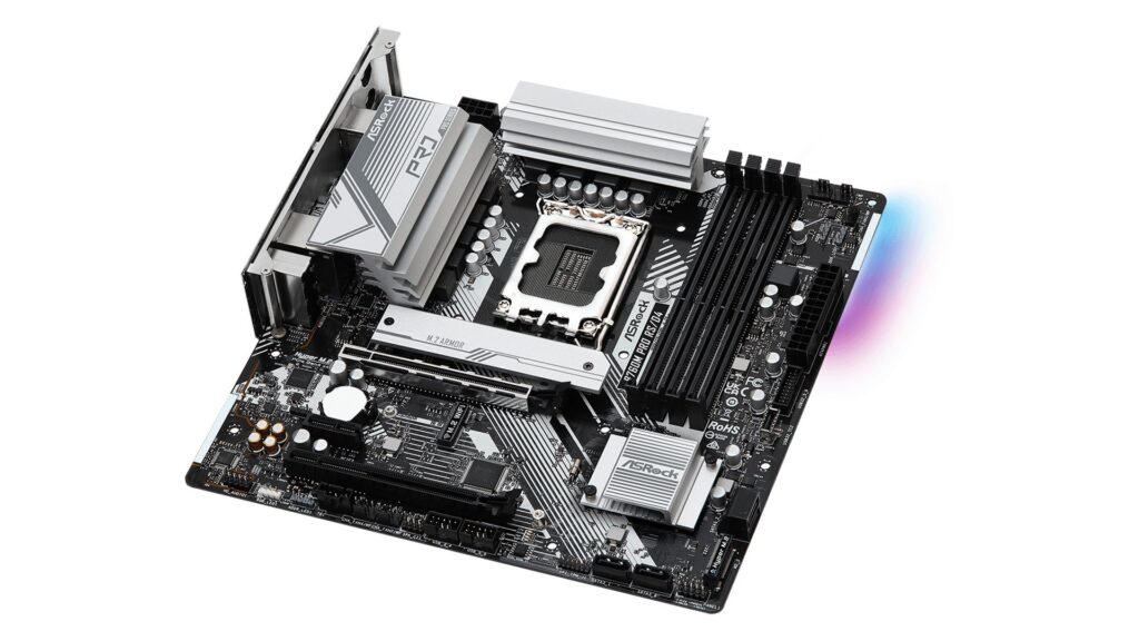 Mainboard ASRock B760M Pro RS/D4 (LGA1700 | mATX | 4 Khe RAM DDR4)
