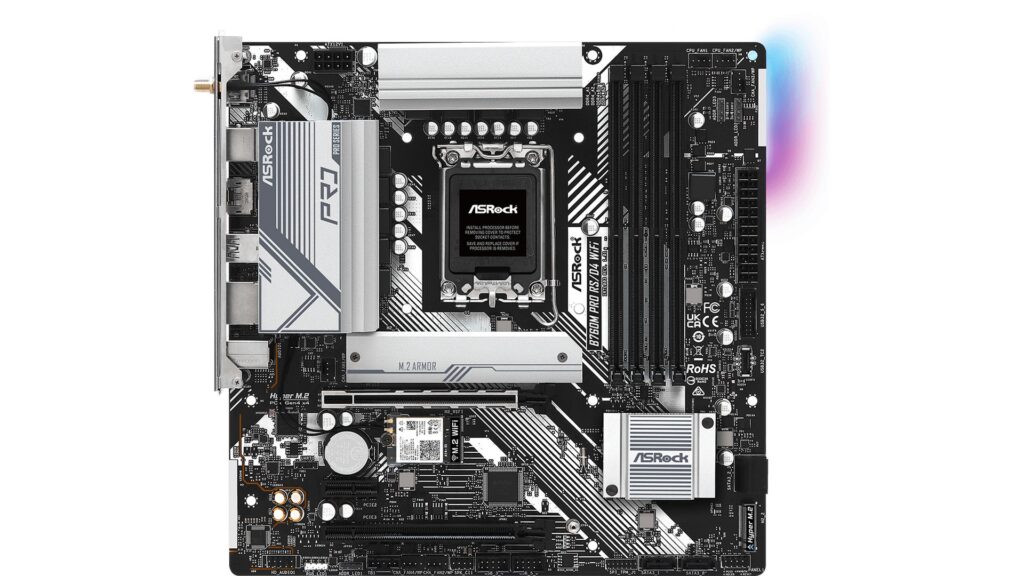 Mainboard ASRock B760M Pro RS/D4 Wifi (LGA1700 | mATX | 4 Khe RAM DDR4)