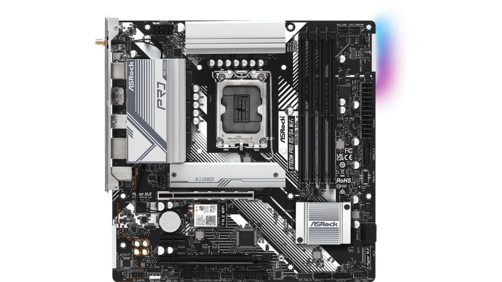 Mainboard ASRock B760M Pro RS/D4 Wifi (LGA1700 | mATX | 4 Khe RAM DDR4)
