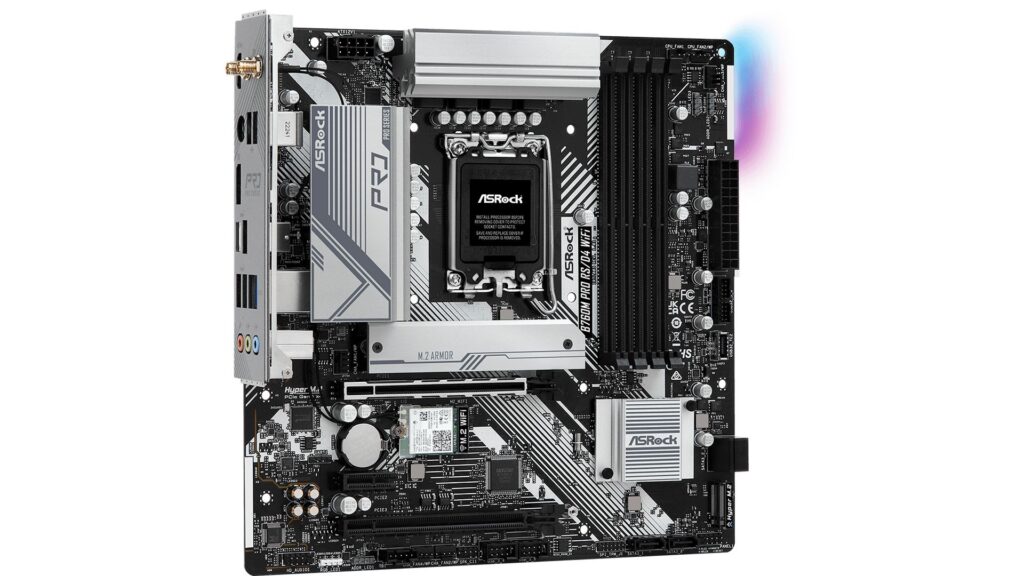 Mainboard ASRock B760M Pro RS/D4 Wifi (LGA1700 | mATX | 4 Khe RAM DDR4)