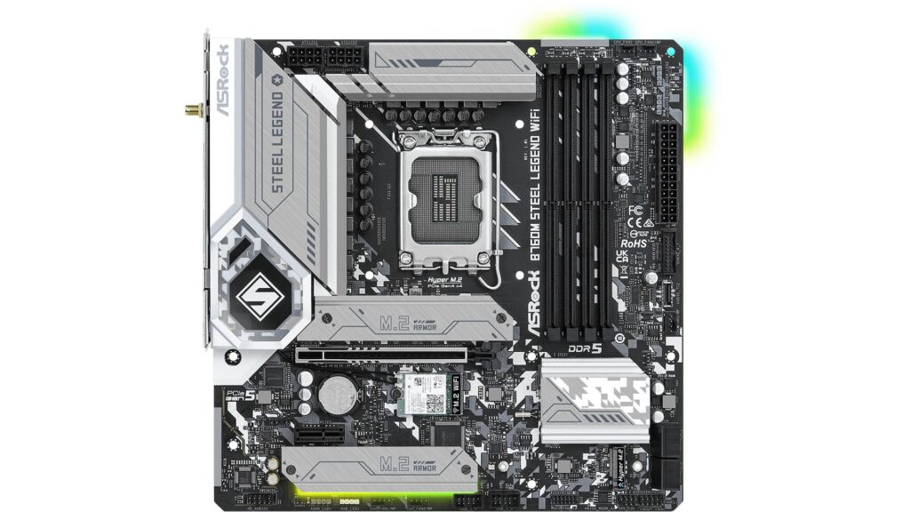 Mainboard ASRock B760M Steel Legend Wifi (LGA1700 | mATX | 4 Khe RAM DDR5)